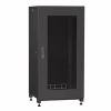 Шафа напольна Ipcom 24U 19" 600x1000 (С-24U-06х10-ДС-ПГ-9005) - Image 1
