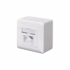 Комп'ютерна розетка Digitus 2xRJ45 FTP, для відкритої проводки (DN-9002-N) - Image 1