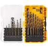 Набір свердл DeWALT по металу Black&Gold HSS-G, 19 шт, кейс Tough Case (DT70728) - Image 1
