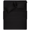 Простирадло Ardesto Mix&Match Premium 100% бавовна, сатин чорний 180х240 см (ART1824FSL) - Image 1