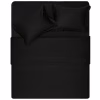 Простынь Ardesto Mix&Match Premium 100% хлопок, сатин черный 180х240 см (ART1824FSL) - Image 1