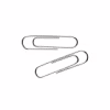Скріпки канцелярські Axent оцинковані 25 мм 100 шт (картонна упаковка) (D4112) - Image 1