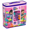 Конструктор Mega Bloks рожевий у мішку 80 деталей (DCH62) - Image 1