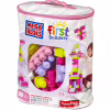 Конструктор Mega Bloks рожевий у мішку 80 деталей (DCH62) - Image 1