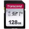 Карта пам'яті Transcend 128GB SDXC class 10 UHS-I U1 V10 (TS128GSDC300S) - Image 1