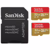 Карта памяти SanDisk 32GB microSD class 10 UHS-I U3 V30 A1 Extreme (SDSQXAF-032G-GN6AT) - Image 1