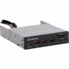 Считыватель флеш-карт Chieftec 3.5" 2xUSB3.2/2xType-C/1xPD3.0/1xQC3.0 USB (CRD-908H) - Image 1