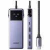 Концентратор Ugreen USB-C 7-in-1 3xUSB + 1xUSB-C + HDMI + RJ45 + PD 100W CM888 gray (45155) - Image 1