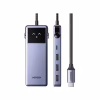 Концентратор Ugreen USB-C 7-in-1 3xUSB + 1xUSB-C + HDMI + RJ45 + PD 100W CM888 gray (45155) - Image 1