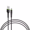 Дата кабель USB 2.0 AM to Micro 5P 3.0m CBFLEXM3 black Intaleo (1283126487491) - Image 1