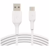 Дата кабель USB 2.0 AM to USB-C 1.0m PVC white Belkin (CAB001BT1MWH) - Image 1