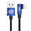 Дата кабель USB 2.0 AM to Lightning 1.0m 2A MVP Elbow Blue Baseus (CALMVP-03) - Image 1