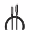Дата кабель USB-C to USB-C 1.0m (PVC+Aluminum Alloy) (PD Fast Charging 240W) 5А black ColorWay (CW-CBPDCC069-BK) - Image 1