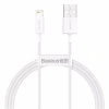Дата кабель USB 2.0 AM to Lightning 1.5m Superior Fast Charging 2.4A white Baseus (CALYS-B02) - Image 1