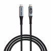 Дата кабель USB-C to USB-C 1.2m with display 240W black Verbatim (31849) - Image 1