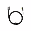 Дата кабель USB-C to Lightning 1.0m 20W 90° corner black Baseus (CAVP000201) - Image 1