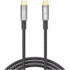 Дата кабель USB-C to USB-C 1.0m 100W PD black XO (GB020-CC.tranish) - Image 1