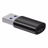 Перехідник USB 3.1 M to USB-C F black Baseus (ZJJQ000101) - Image 1