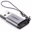 Перехідник USB 3.0 AM to USB-C F gray Ugreen (50533) - Image 1
