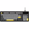 Клавиатура Ajazz AF98 USB UA Black/Grey/Yellow (AF98-BGY) - Image 1