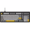 Клавіатура Ajazz AK980 MAX Magnetic Switch USB UA Black/Grey/Yellow (AK980-MAX-M-BGY) - Image 1