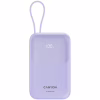 Батарея универсальная Canyon 10000mAh OnPower 101 PD/22.5W built-in cable Purple (CNS-CPB101PU) - Image 1