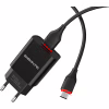 Зарядное устройство BOROFONE BA20A Sharp USB + cable USB to Micro 5P 10.5W Black (6931474702135) - Image 1