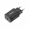 Зарядное устройство Essager 1xUSB + 1xUSB-C PD30W black (ECTPQS-ZTB01) - Image 1