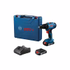 Шуруповерт Bosch GSB 183-LI 18V, 2х2Ah, 21-56 Нм, 374-1815 об/мин, кейс, 1.2 кг (0.601.9K9.100) - Image 1