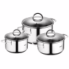 Набір посуду Bergner Classic 1.7 л, 2.3 л, 3.3 л 6 предметів (BG-6284) - Image 1