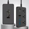 Подовжувач з USB-портами та розетками, CP02, 2 м 9922 - Image 1