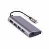Концентратор Dynamode USB3.1 Type-C to HDMI, 3хUSB3.0, RJ45, USB Type-C Female, SD (Dock-USB-TypeC-HDMI-USB3.0-RJ45) - Image 1