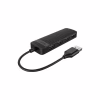 Концентратор Choetech USB 3.1 to 3хUSB 3.0+RJ45(1GB) Ethernet 4in1 (HUB-U02-BK) - Image 1