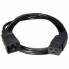 Кабель живлення C19 to C20 1.5m 1.5mm2 16A Cablexpert (PC-189-C19) - Image 1