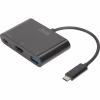 Переходник USB-C to HDMA 2xUSB Digitus (DA-70855) - Image 1