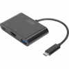 Переходник USB-C to HDMA 2xUSB Digitus (DA-70855) - Image 1