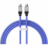 Дата кабель USB-C to USB-C 1.0m CoolPlay Fast Charging 100W blue Baseus (CAKW000203) - Image 1