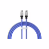 Дата кабель USB-C to USB-C 1.0m CoolPlay Fast Charging 100W blue Baseus (CAKW000203) - Image 1