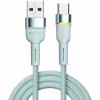 Дата кабель USB 2.0 AM to USB-C 1.0m 3A LED blue Essager (EXCT-XCD03) - Image 1