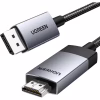 Кабель мультимедійний DisplayPort M to HDMI M 1.0m V2.0 4K60Hz DP119 black Ugreen (15773) - Image 1