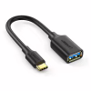 Перехідник OTG USB 3.0 AF to USB-C US154 black Ugreen (30701) - Image 1