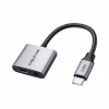 Переходник USB-C M to 3.5mm F + USB-C F PD60W Cabletime (CA915750) - Image 1