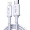 Дата кабель USB-C to Lightning 1.0m 3A US171 white Ugreen (10493) - Image 1