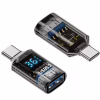Перехідник OTG USB 3.2 AF to USB-C M 10Gbps QC 36W with display XoKo (AC-322UTC) - Image 1