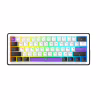 Клавіатура Hator Hellyberry HK60 Mechanical Linear RGB USB UA White/Violet (HK60) - Image 1