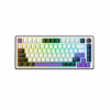 Клавиатура Hator Hellyberry HK75 Mechanical Linear RGB Wireless/Bluetooth/USB UA White/Violet (HK75_wireless) - Image 1