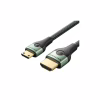 Кабель мультимедийный HDMI M to HDMI mini M 1.0m V2.1 8K 60Hz green VENTION (AGJGF) - Image 1