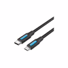 Дата кабель USB-C to Micro 5P 1.5m 10W black VENTION (COVBG) - Image 1