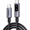 Дата кабель USB-C to USB-C 1.0m PD 100W display L509 black Ugreen (35501) - Image 1