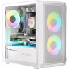 Корпус для ПК Logic concept PORTOS MESH+GLASS ARGB fans 3x120mm WHITE (AM-PORTOS-20-0000000-0002) - Image 1